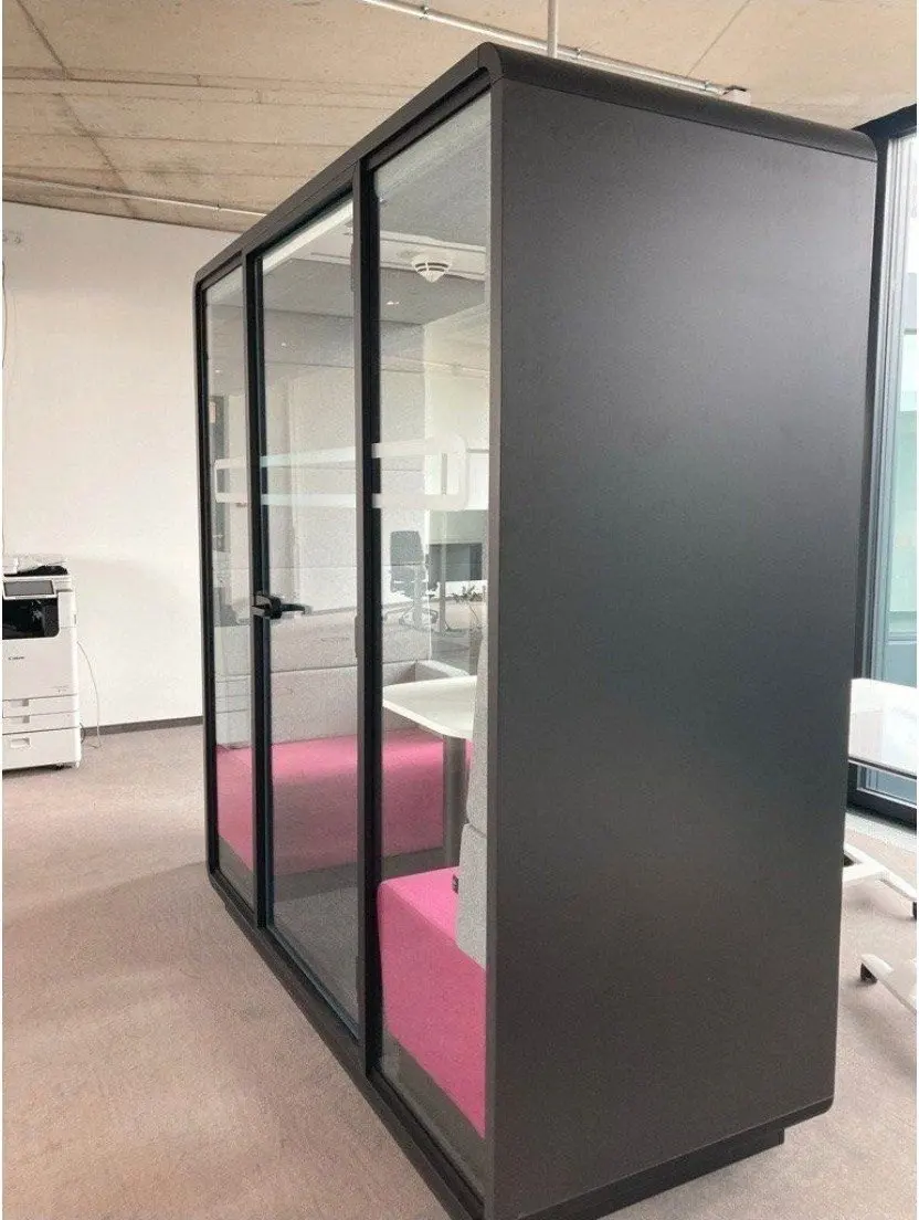 Hushoffice HushMeet S schwarz, Meetingbox, refurbished